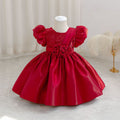 Princess Puffy Sleeve Flower Girl Dress for Toddlers