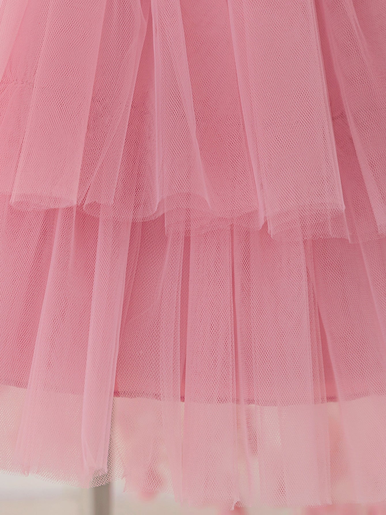 Princess Puffy Sleeve High-Low Tulle Dress – Ball Gown for Girls (Ages 3-12)