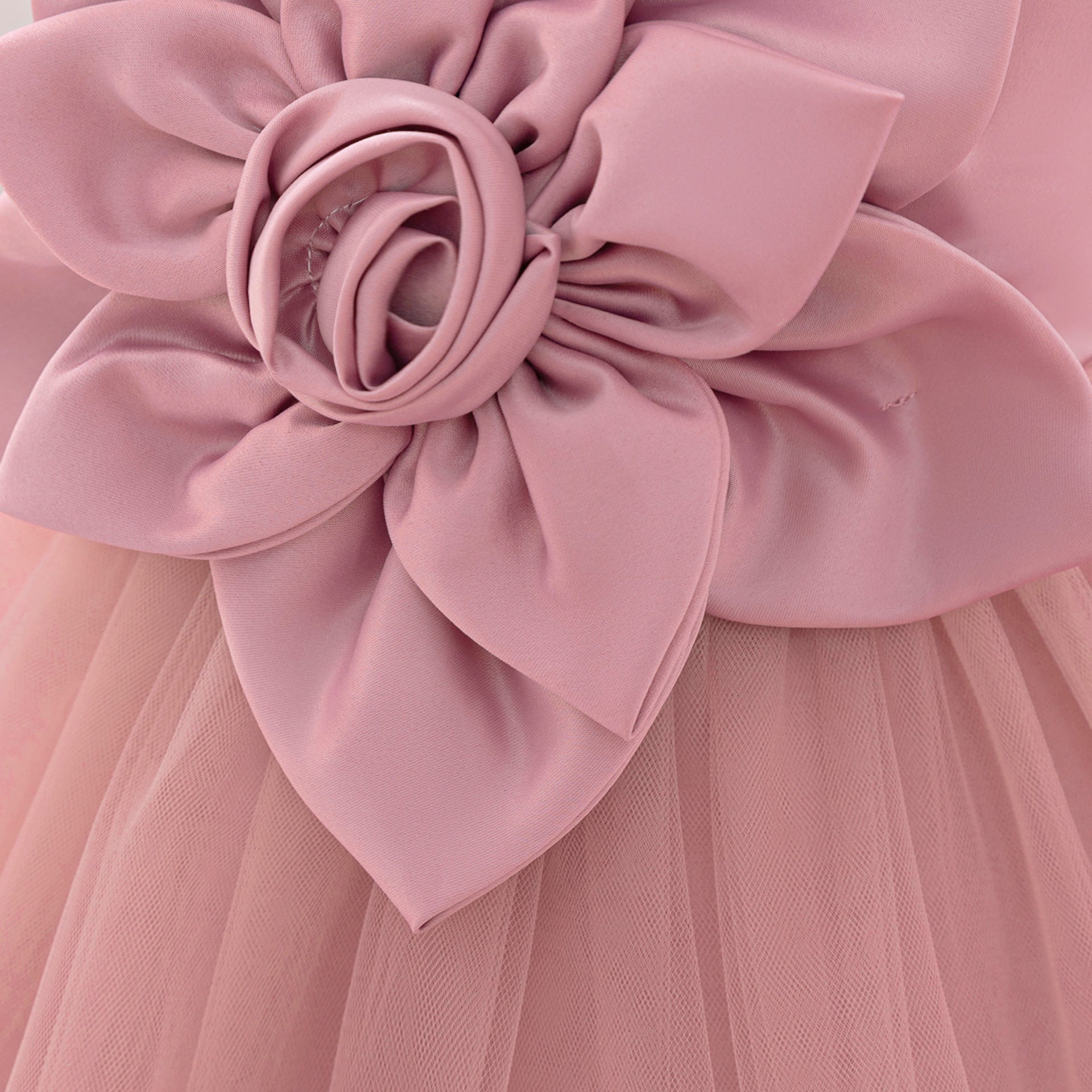 Puffy Mesh Princess Ball Gown Dress for Girls 9 Months–4 Years
