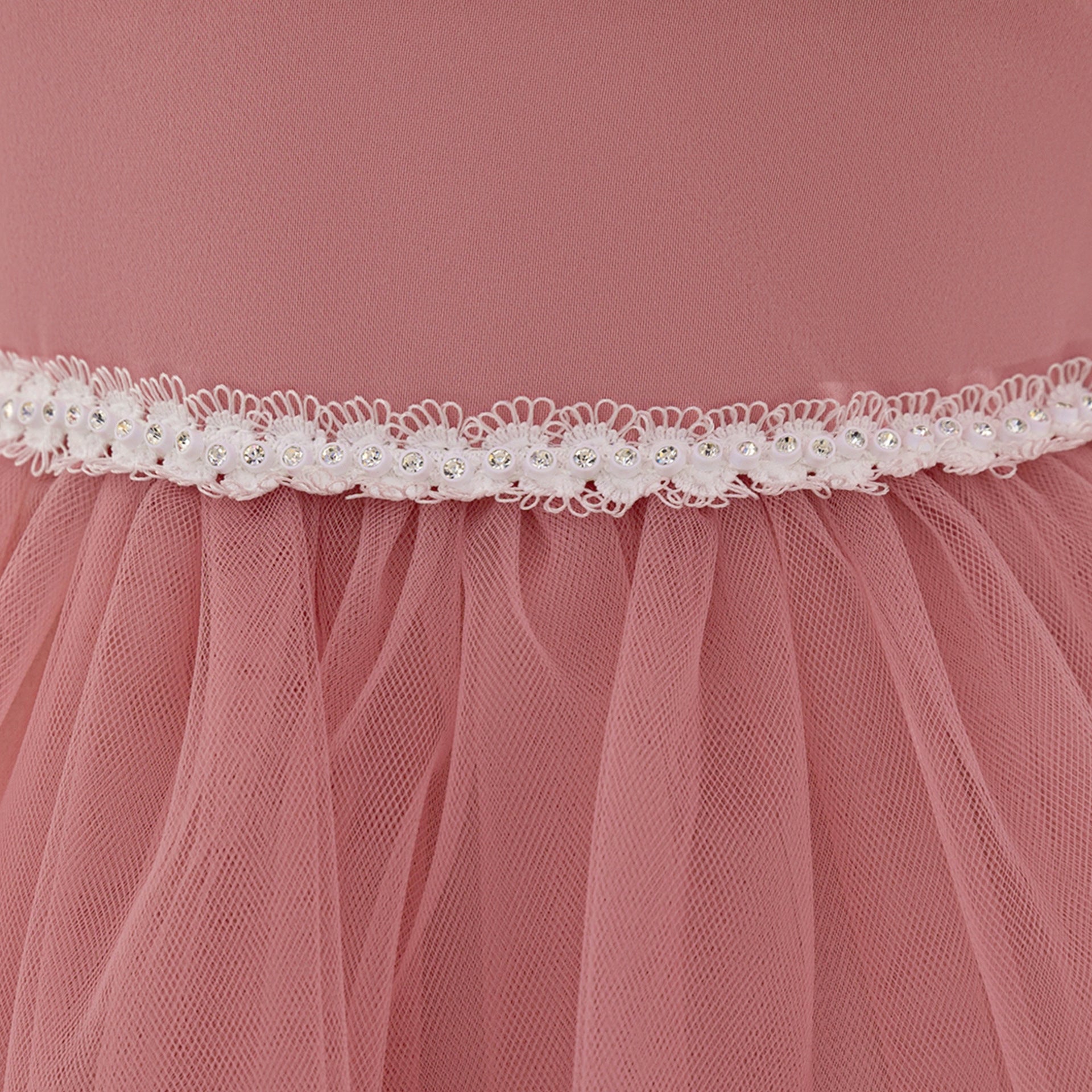 Puffy Off-Shoulder Princess Dress for Girls | High-Low Mesh Flower Girl Gown