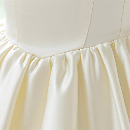 Frocklet Puffy Bowknot Satin Flower Girl Dress – Princess Ball Gown for Kids 33