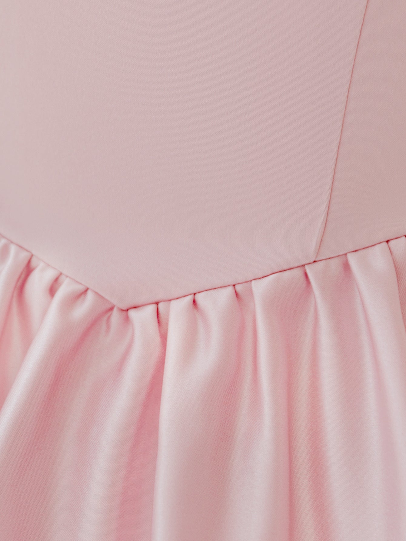 Puffy Bowknot Satin Flower Girl Dress – Princess Ball Gown for Kids