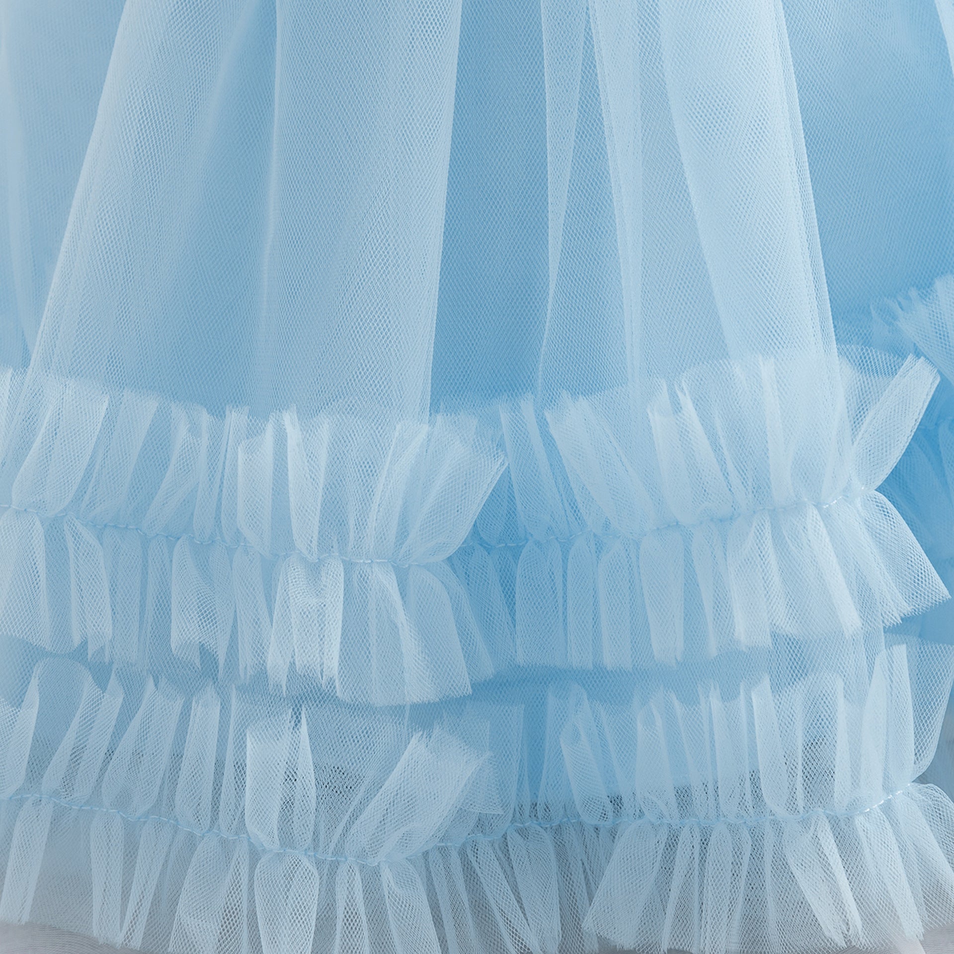 Cute Puffy Princess Dress for Toddlers – Sequin Tulle Ball Gown