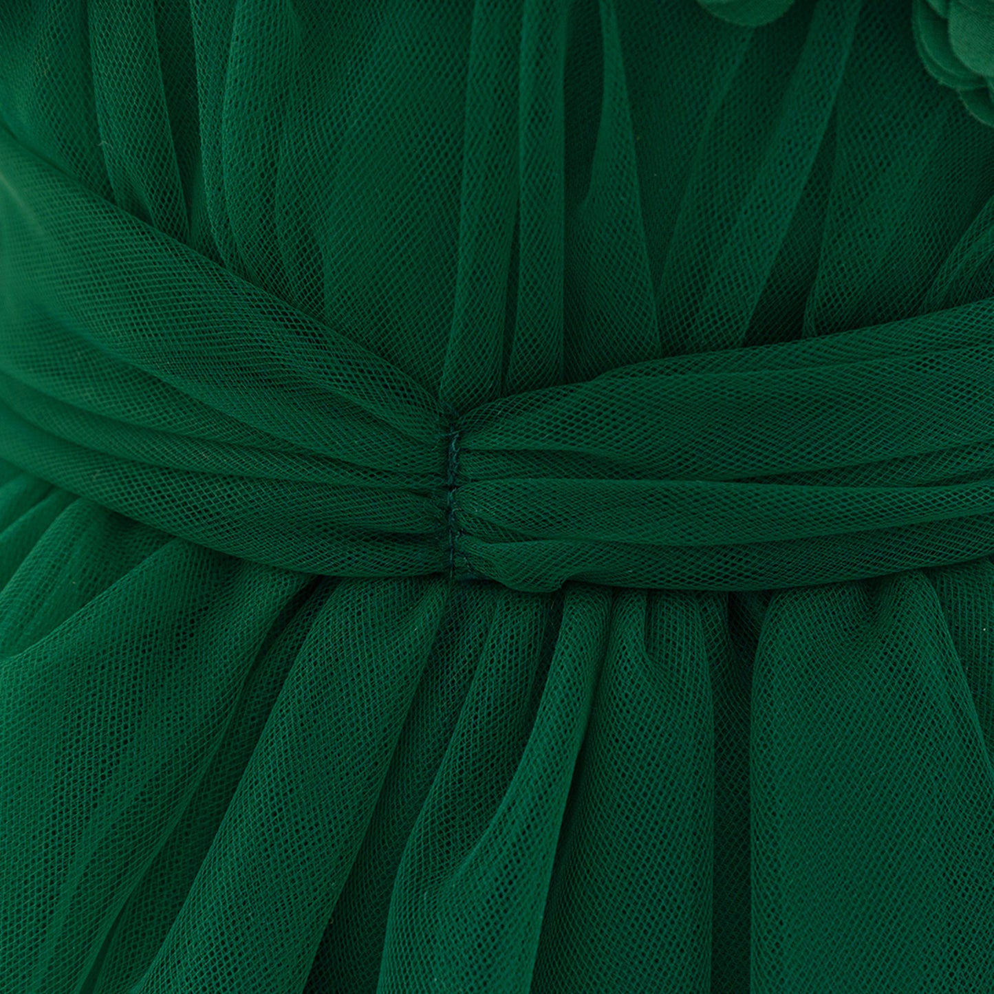 Cute Puffy Tulle Ball Gown Princess Dress for Toddlers - Square Neck Tea Length