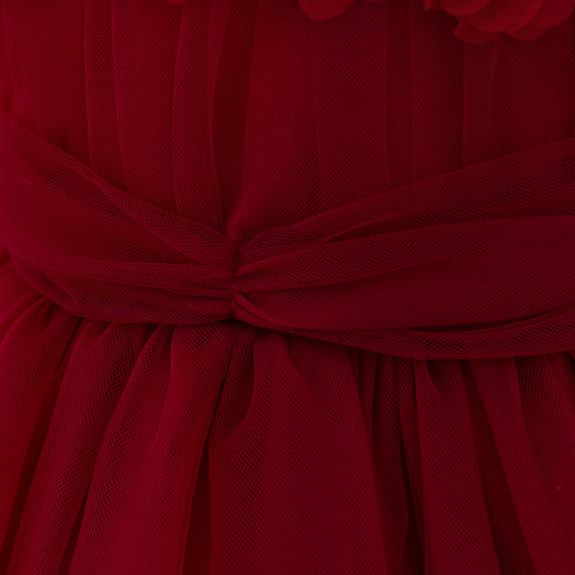 Cute Puffy Tulle Ball Gown Princess Dress for Toddlers - Square Neck Tea Length