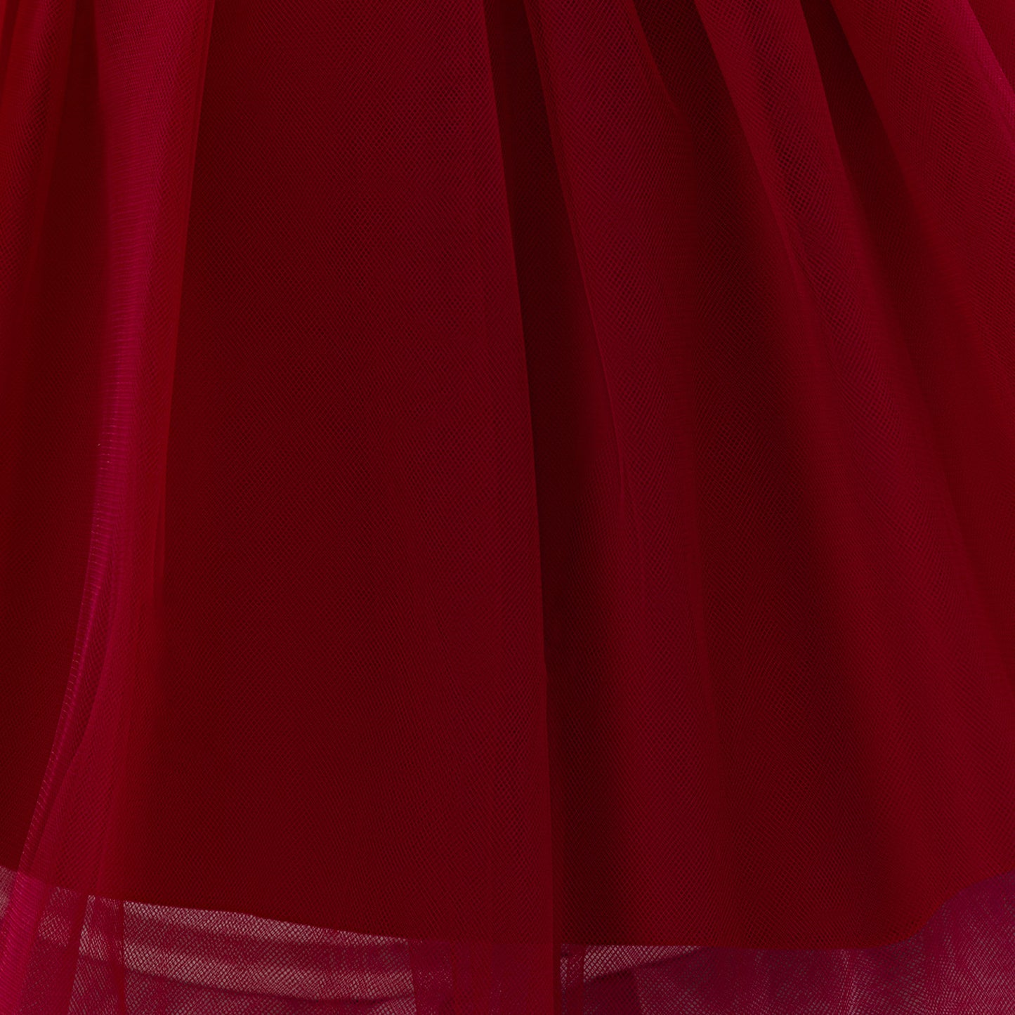 Cute Puffy Tulle Ball Gown Princess Dress for Toddlers - Square Neck Tea Length