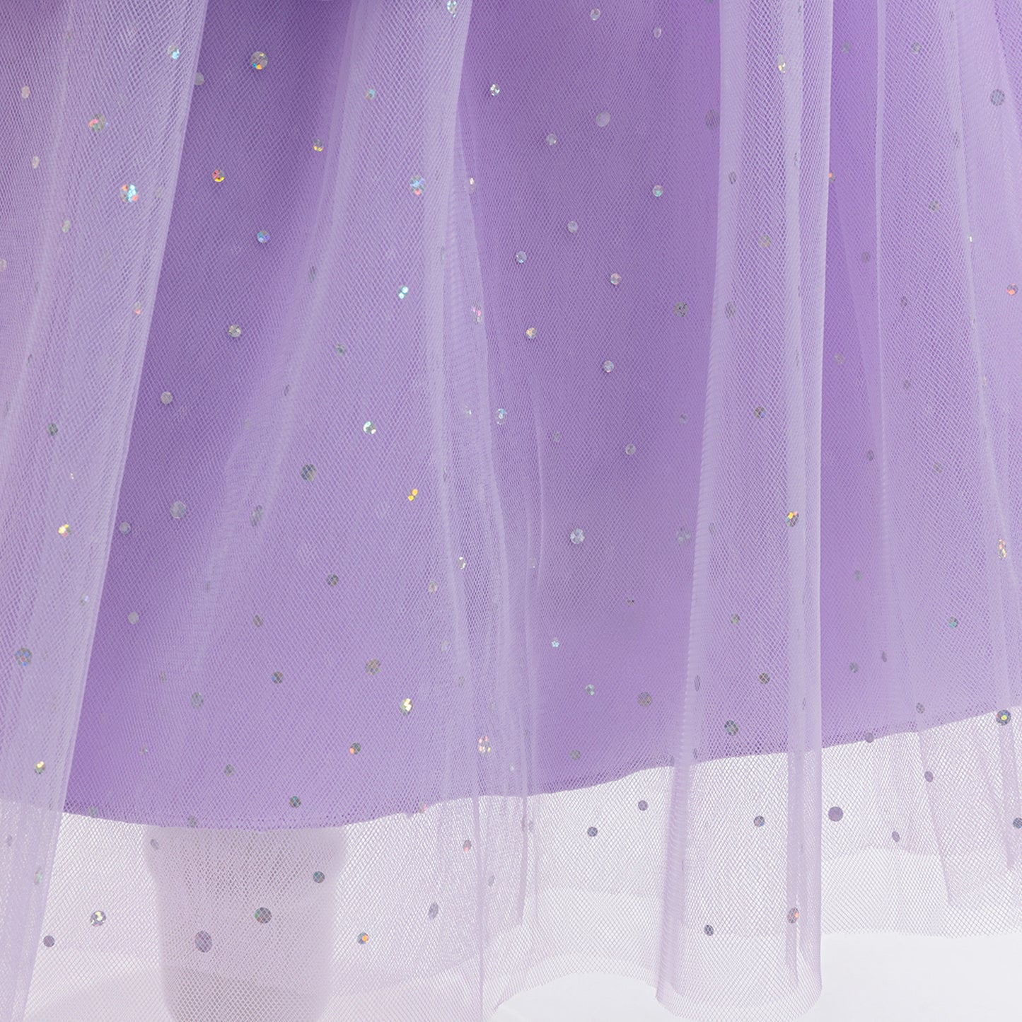 Puffy Tulle Ball Gown Dress for Girls - Lace & Bowknot Princess Party Dress