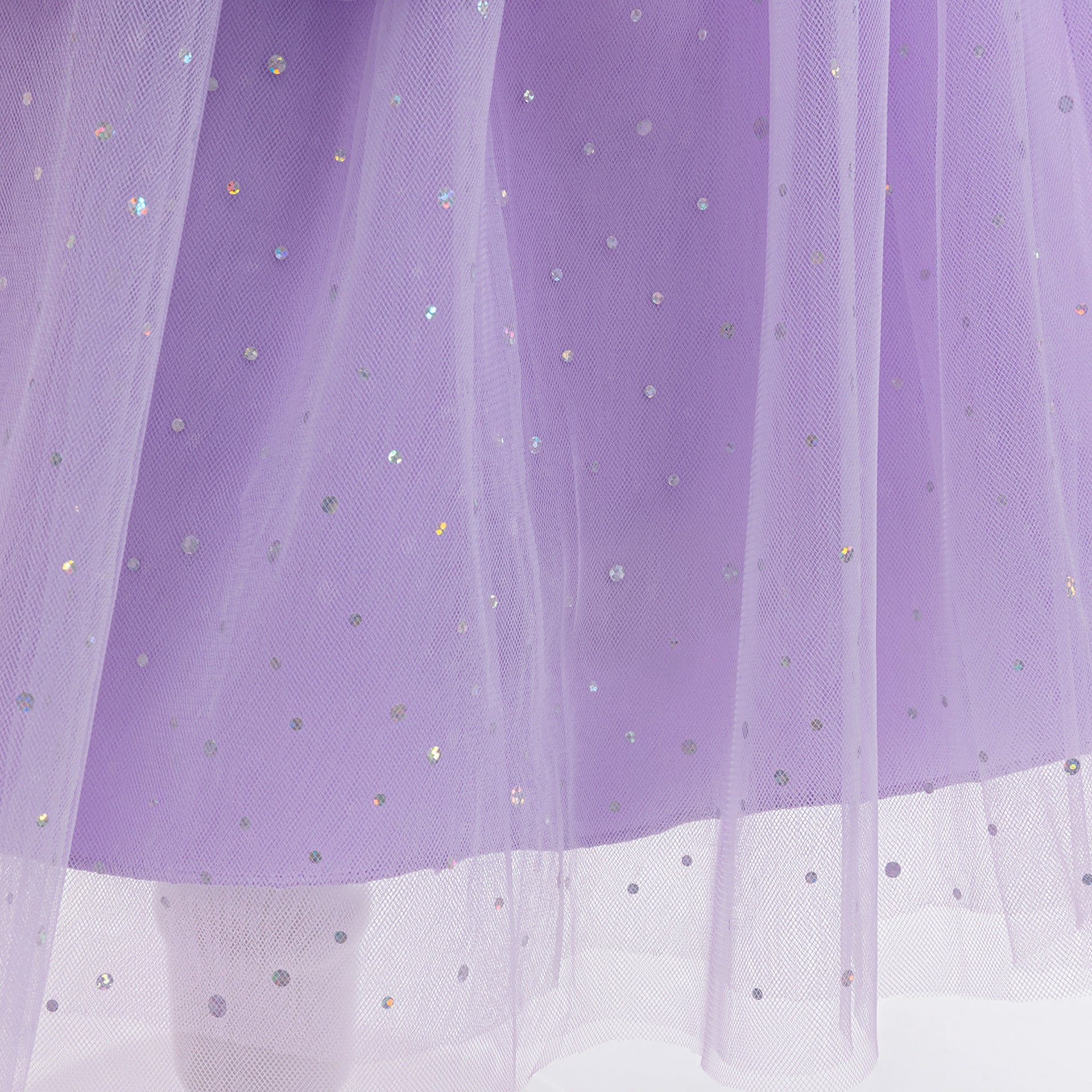 Puffy Tulle Ball Gown Dress for Girls - Lace & Bowknot Princess Party Dress
