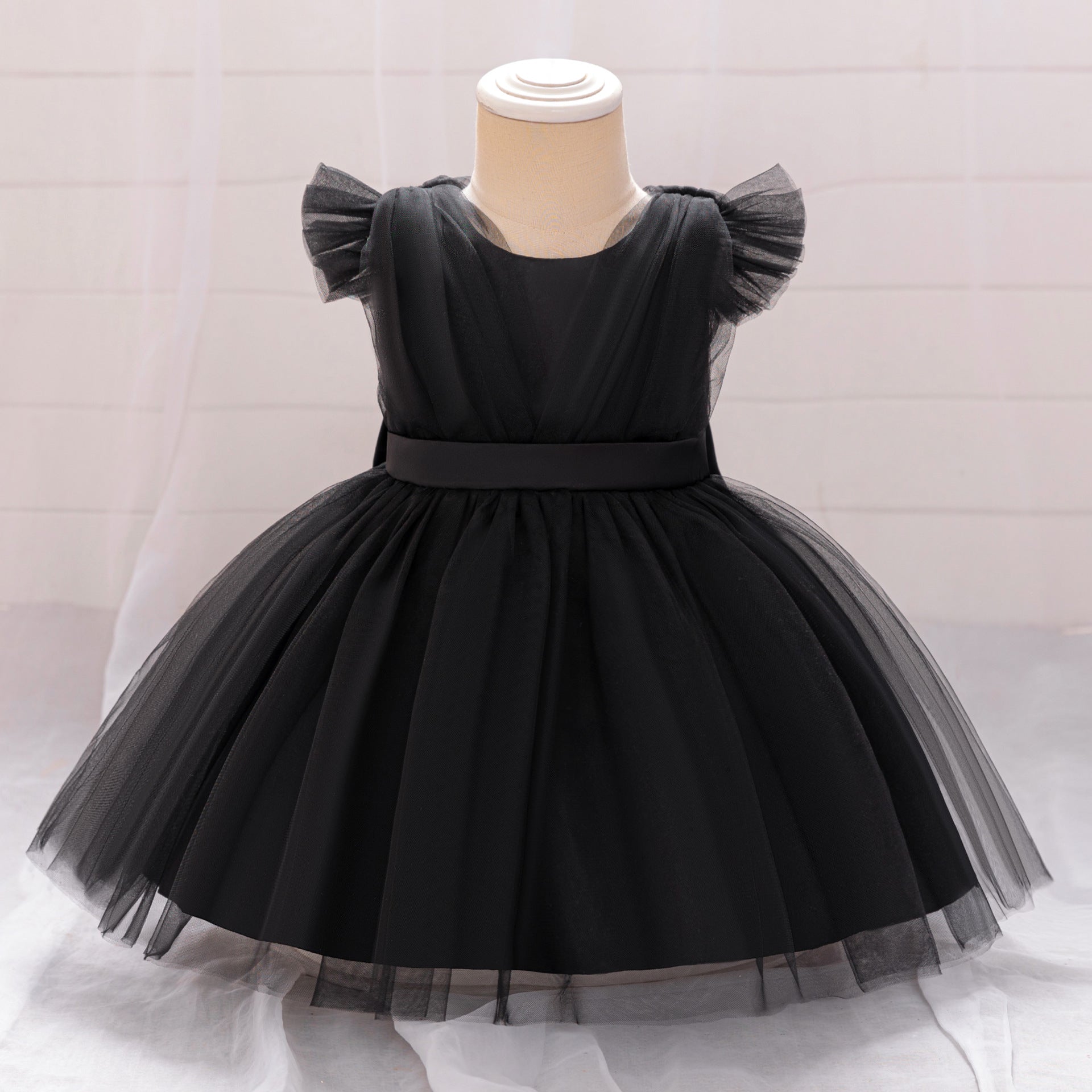 Frocklet Puffy Bowknot Tulle Princess Dress for Girls | Ball Gown Party Dress 36