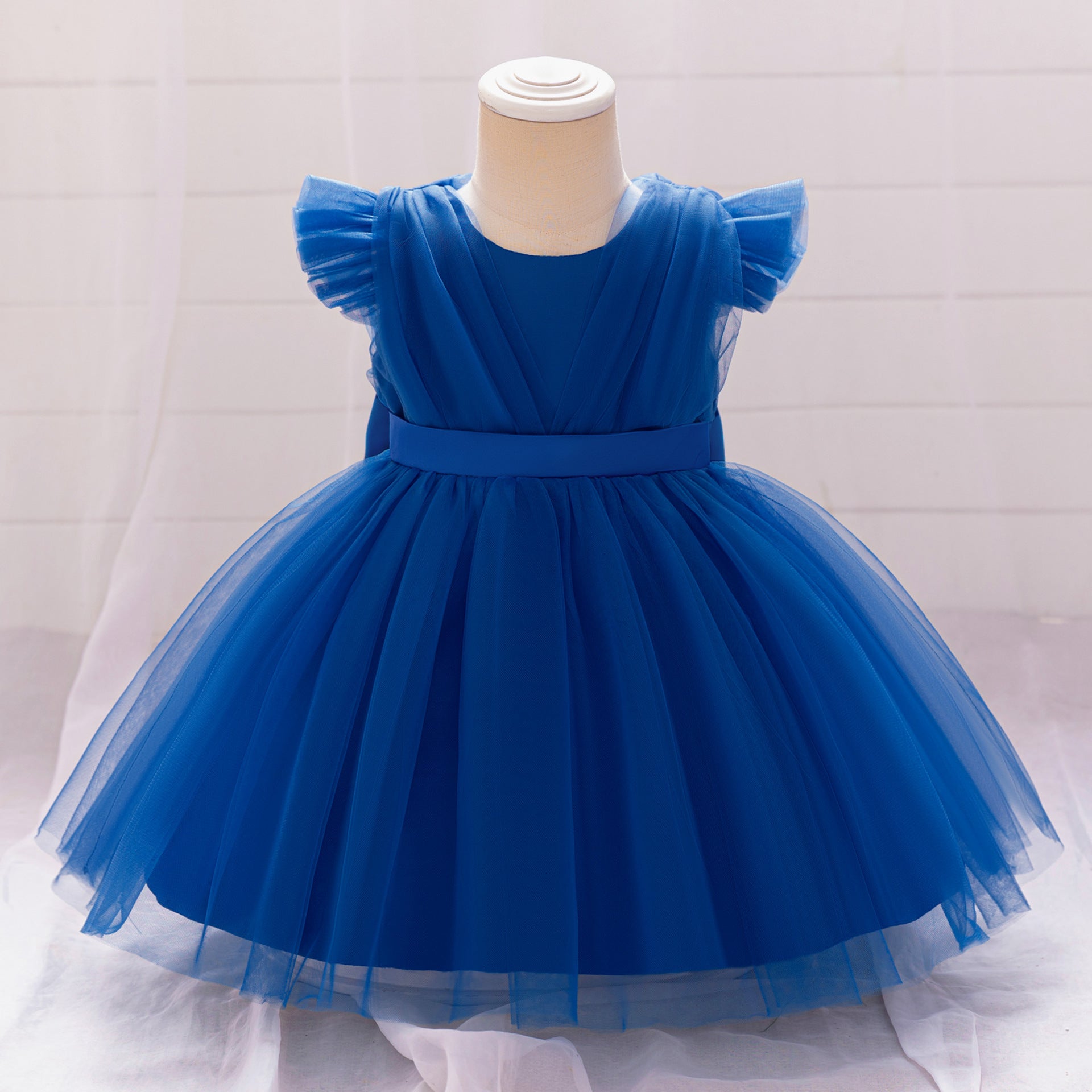 Puffy Bowknot Tulle Princess Dress for Girls | Ball Gown Party Dress