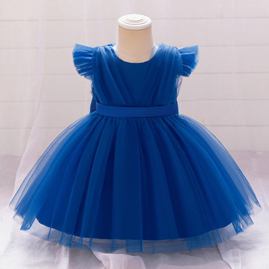 Puffy Bowknot Tulle Princess Dress for Girls | Ball Gown Party Dress