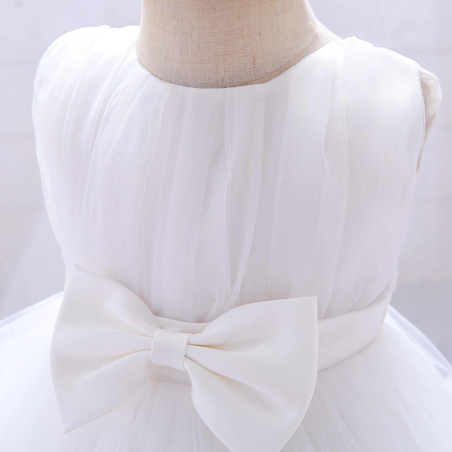 Puffy Tulle Toddler Princess Dress – Tea-Length Party & Flower Girl Gown