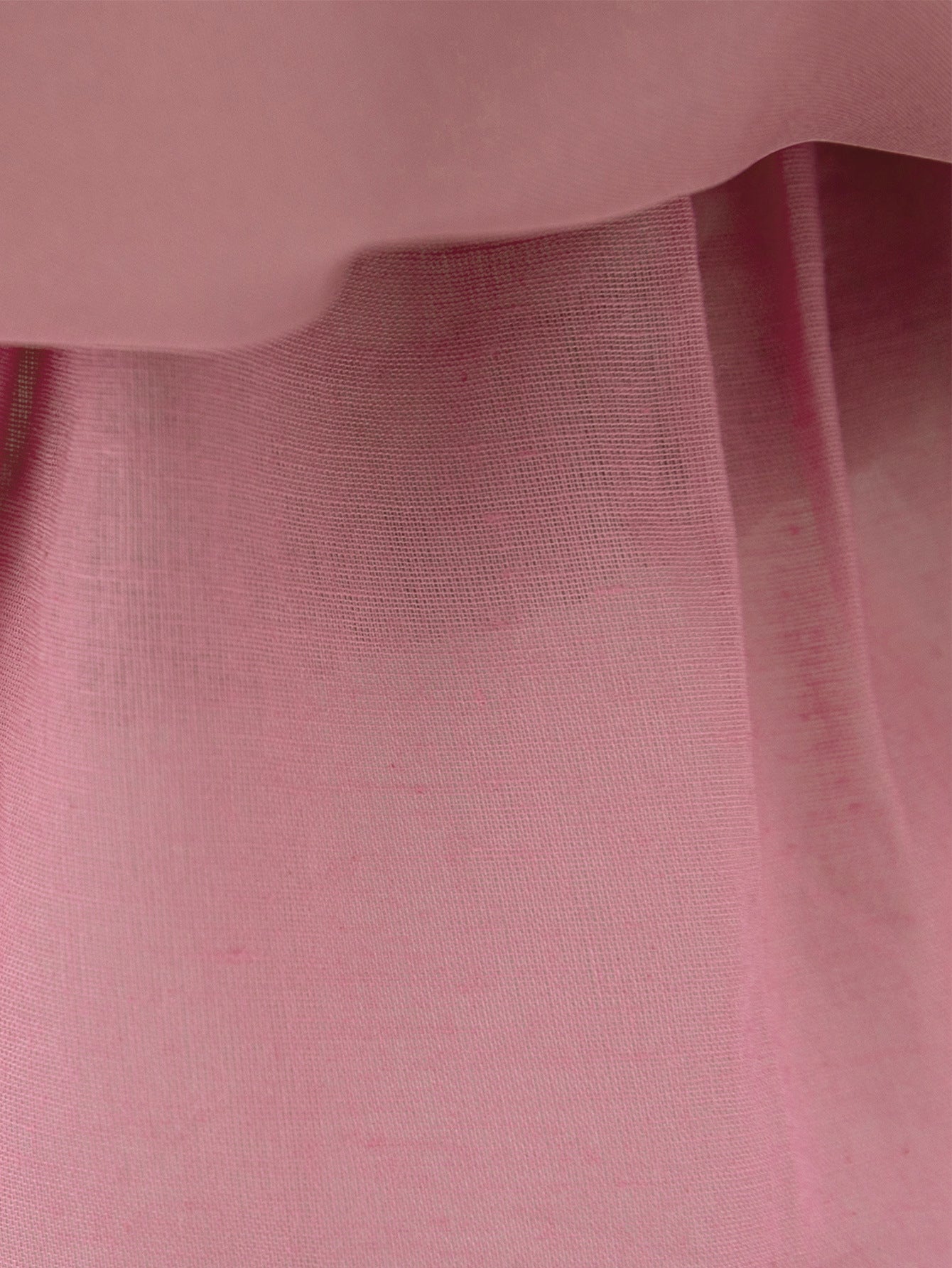 Pink Sequin Beaded Tiered Mesh Ball Gown for Toddlers | High-Low Puffy Flower Girl Dress