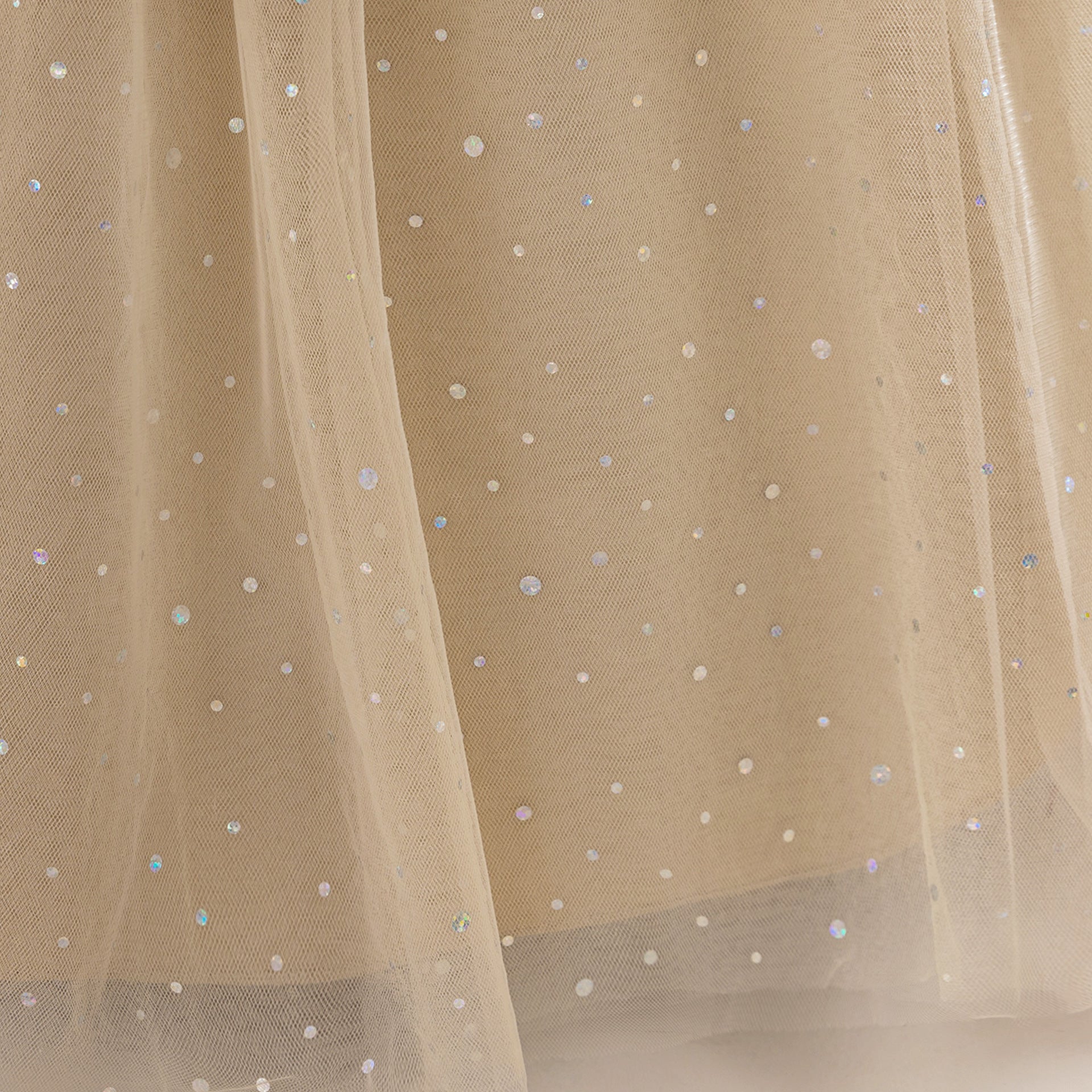 Sequin Bowknot Maxi Dress for Girls – Sparkly Party & Flower Girl Gown
