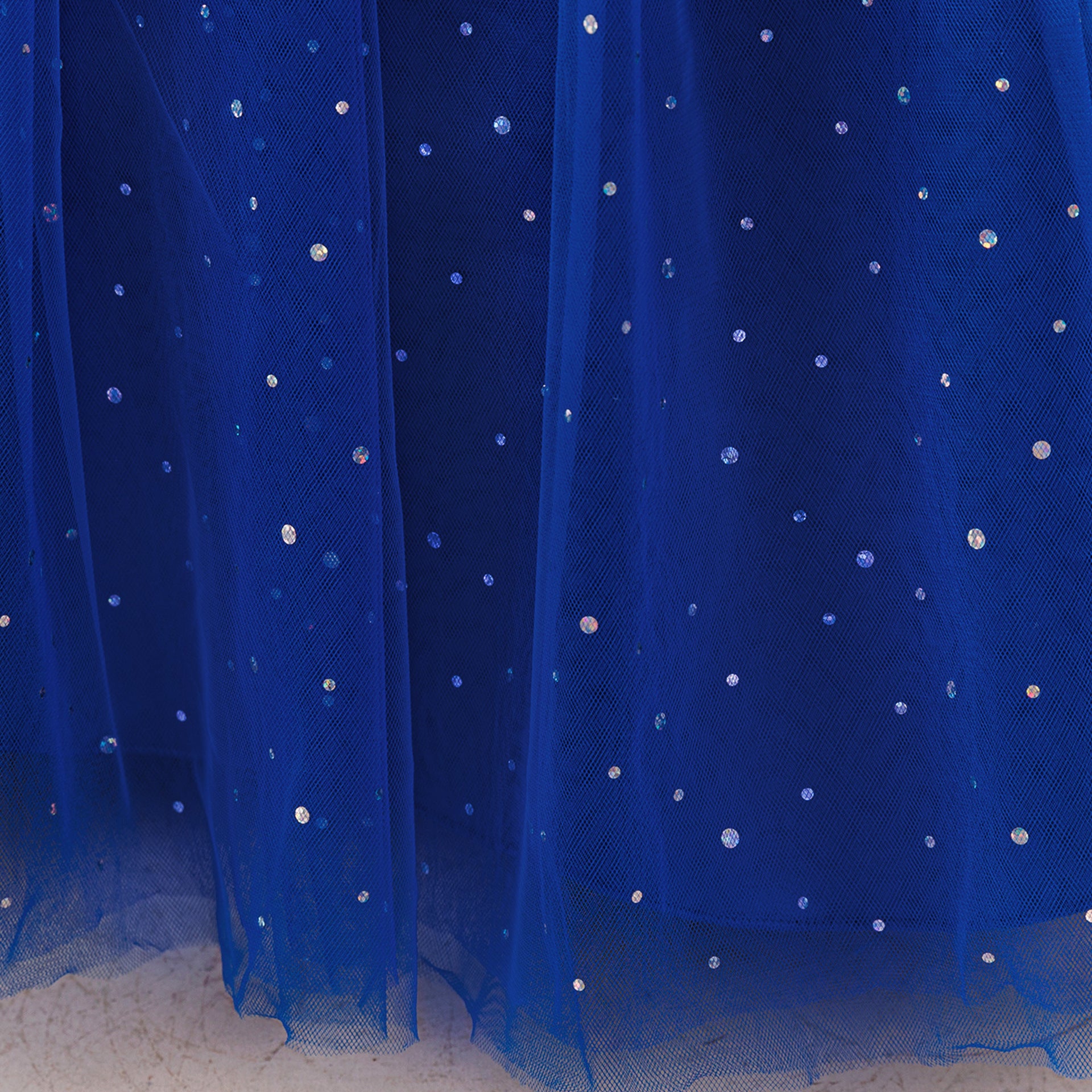 Sequin Bowknot Maxi Dress for Girls – Sparkly Party & Flower Girl Gown