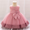 Sequined Bow Tulle Princess Dress for Toddlers