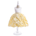 Sleeveless Sequin Beaded Puffy Princess Dress for Girls