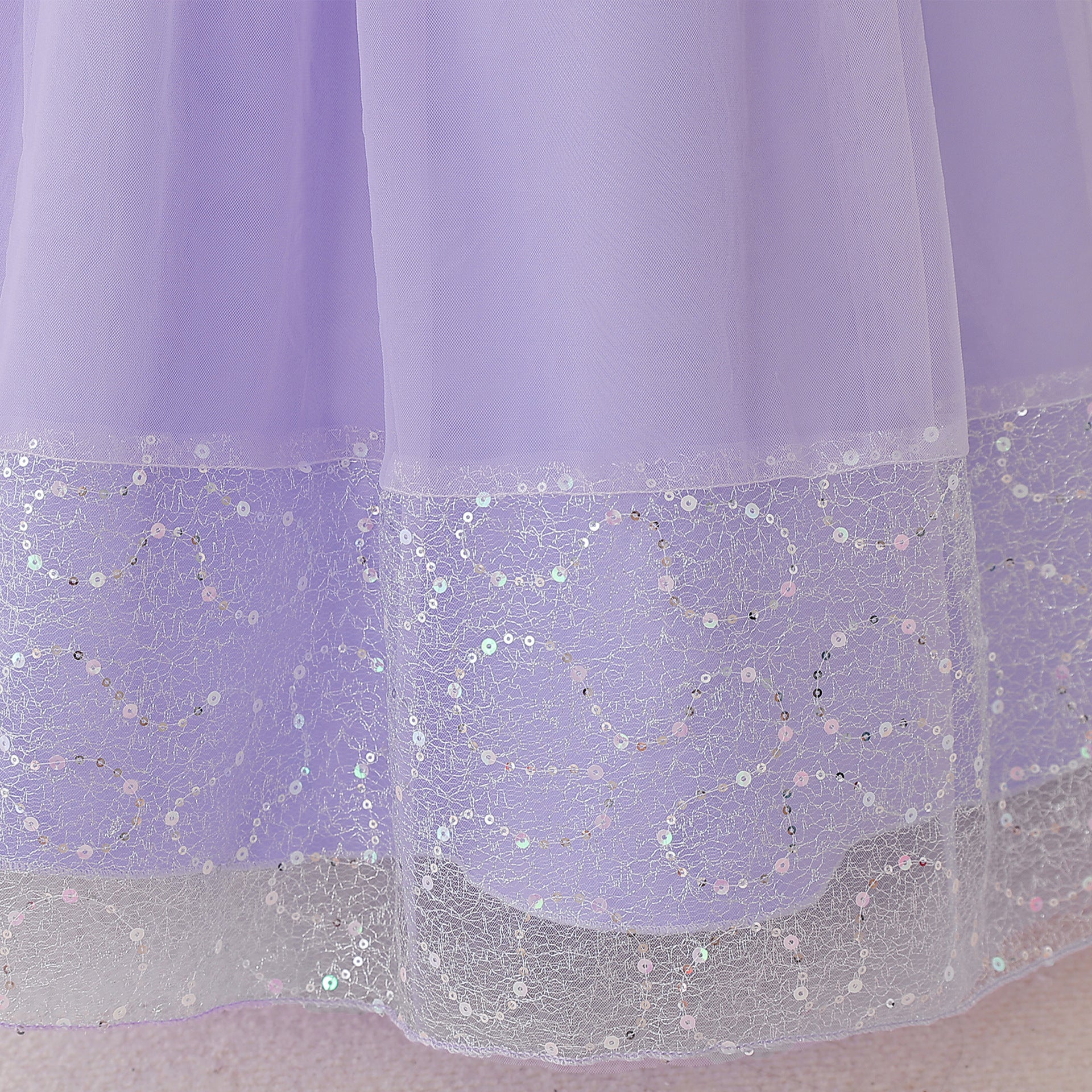 Sparkly Off-Shoulder Tulle Maxi Dress for Girls | Sequined Formal Party Gown